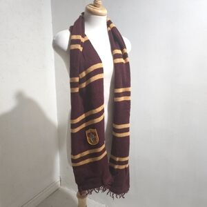 Harry Potter | Gryffindor Burgundy and Yellow Striped Scarf